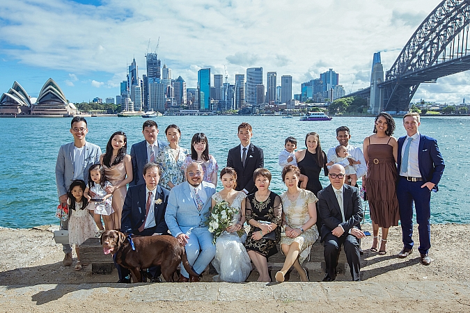 Mary Booth Lookout Reserve (Kirribilli) Wedding Ceremony Sydney