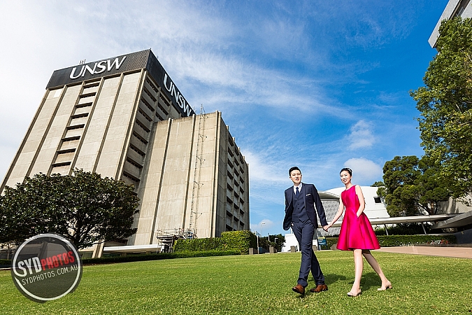 UNSW Sydney Pre Wedding Photoshoot Sydney