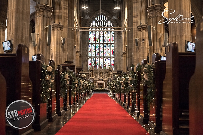 St Andrew's Cathedral Wedding Ceremony Sydney